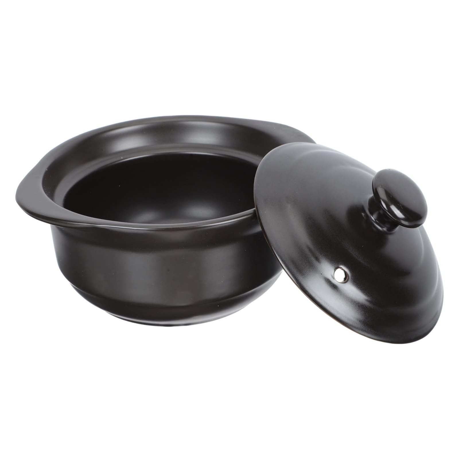 BKHsgDXJ Clay pots for cooking, with Lid Casserole Stew Pan Steaming Stock Pot Heat- Resistant