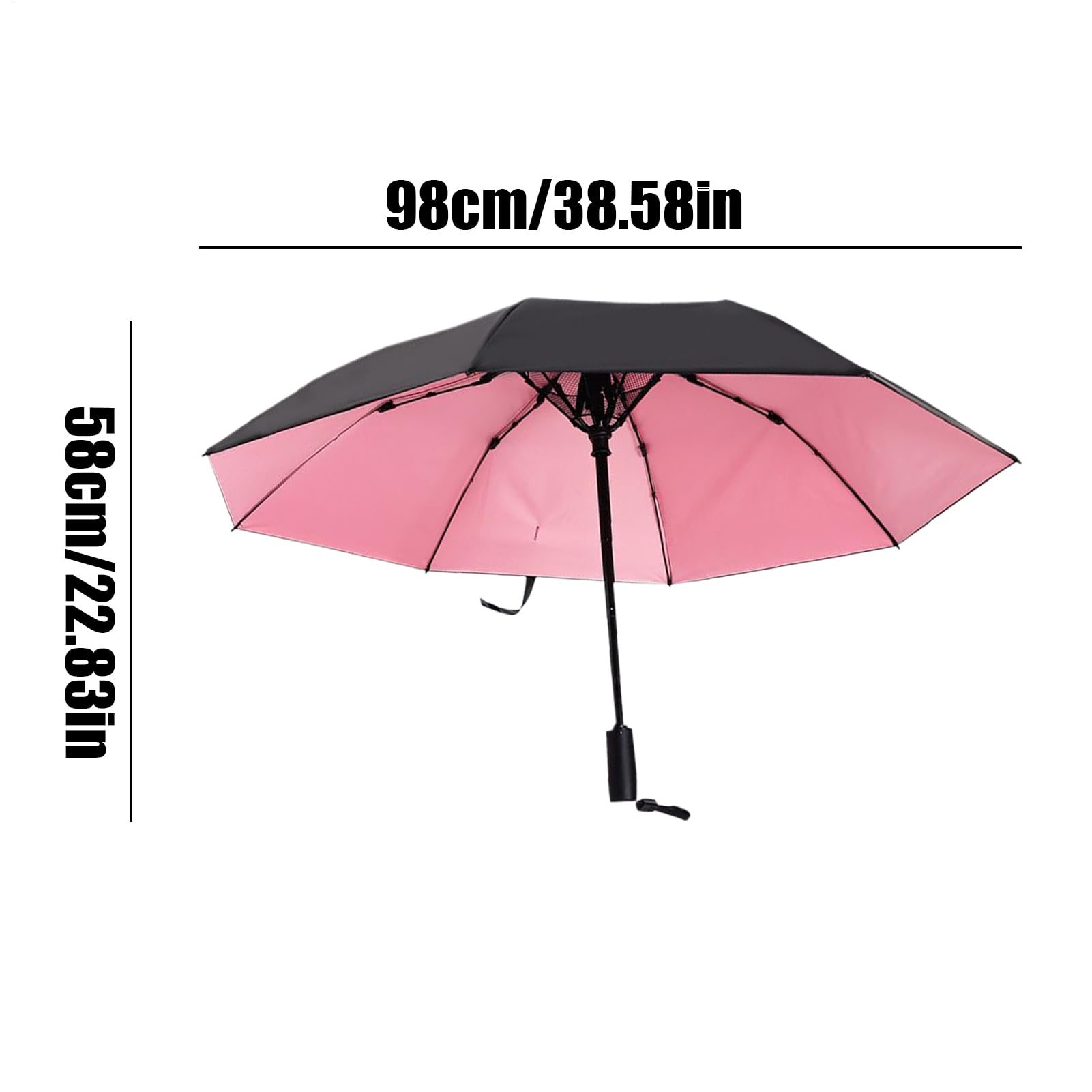 Paraguas con ventilador – Sombrilla refrigerante con ventilador – Funda de lluvia portátil Accesorios de viaje para adultos niños Verano Golf Picnic al aire libre Deportes Camping