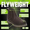 Apache Workwear Men's Flyweight Dealer Safety Boot | UK Size 8 | Brown Water Resistant Safety Shoe | Toe Cap and Mid Sole Protection | Lightweight and Comfortable Easy Entry #3