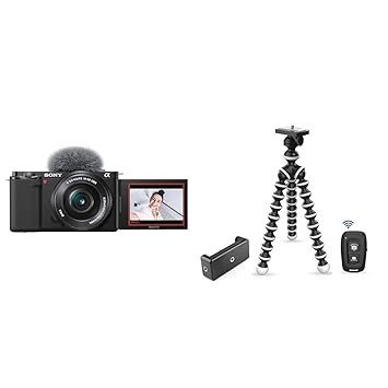 Sony Alpha ZV-E10L 24.2 Mega Pixel Interchangeable-Lens Mirrorless vlog Optical Zoom Camera with 16-