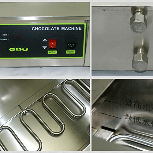 Ethedeal Electric Chocolate Melting Machine - 18KG 1000W Tempering Heater Melter, Chocolate Butter Cheese Thermostat Melt Warmer - Thumbnail 2