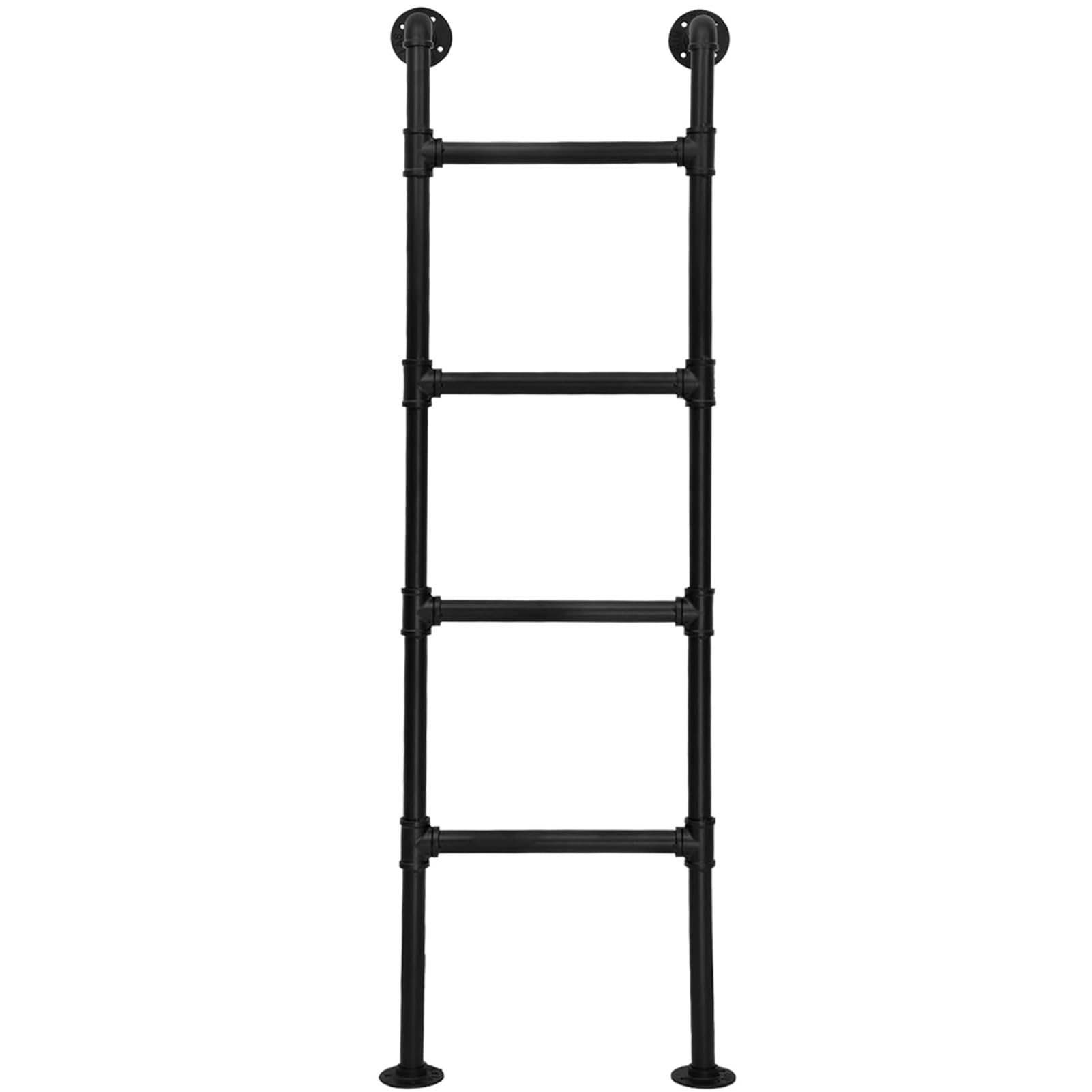 Escalera multiusos recta para fijar en pared y ahorrar espacio
