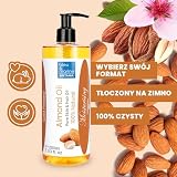 Tłoczony na zimno nośnik ze słodkich migdałów ● Maska do włosów ● Naturalny nawilżacz od stóp do głów i najlepszy olej nośnikowy - działa cudownie na włosy, skórę głowy, twarz, ciało i stopy. 2000 ml
