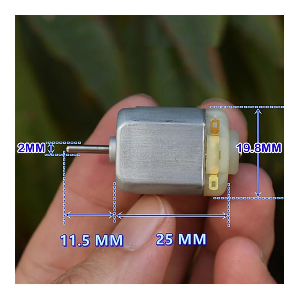 POWTAXBJGD DC 5V 6V 12900RPM High Speed 130 Carbon Brush Electronic Starter FP130-14150