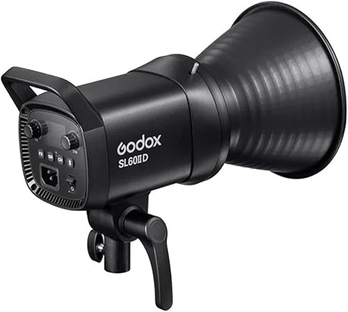 Miniatura 7 de Godox SL60 SL60IID 70W Bowens Mount Led luz de video, 8 efectos FX CRI 96 TLCI 97 5600±200K, 16 grupos 32 canales, 2.4GHz