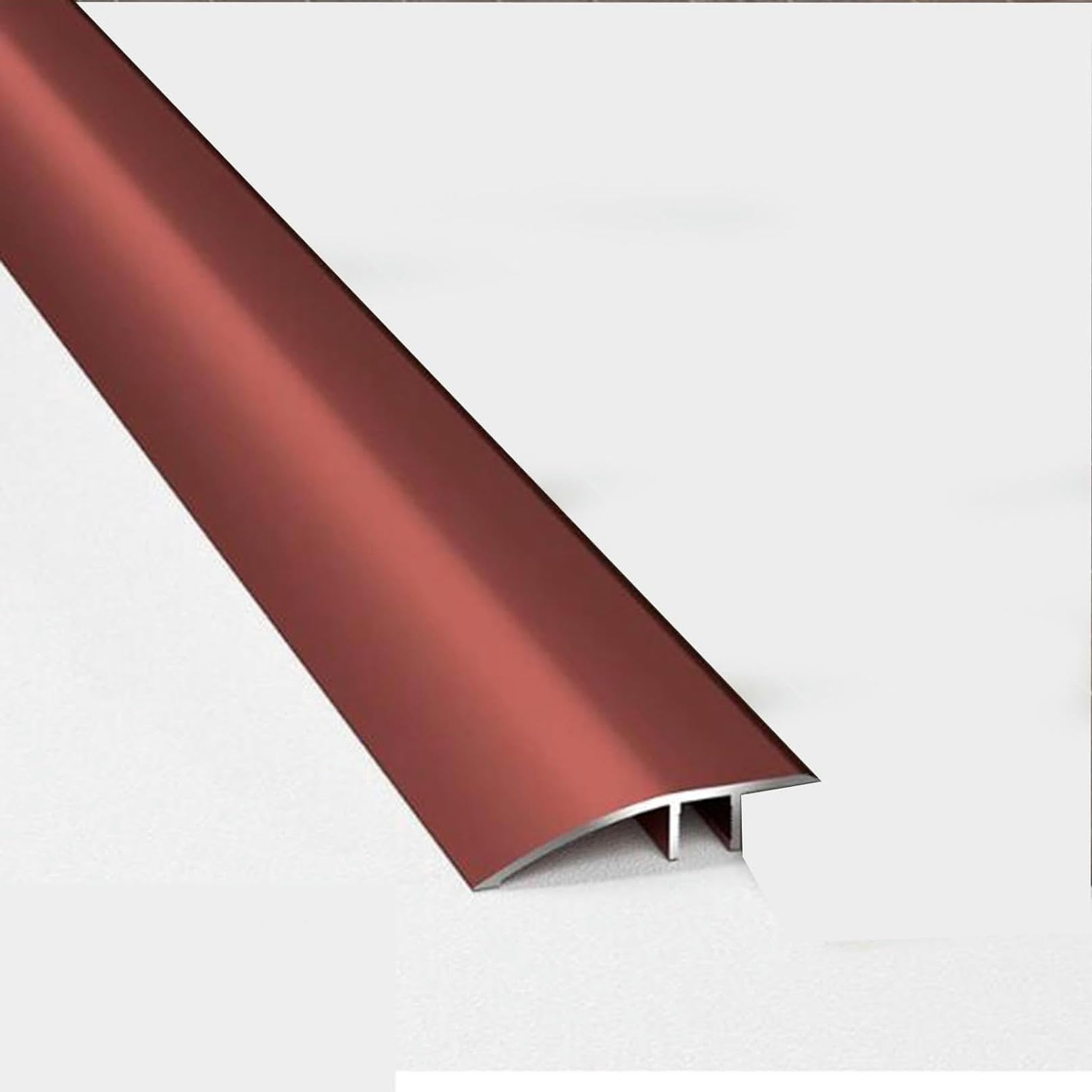 LGEOELIAS Floor Transition Strip Floor Cover Strips Self Adhesive Flooring Transitions Laminate Floor Strip Flooring Reducer, Suitable for Doorways Threshold Ramp Tile Laminate, Bridge The Height