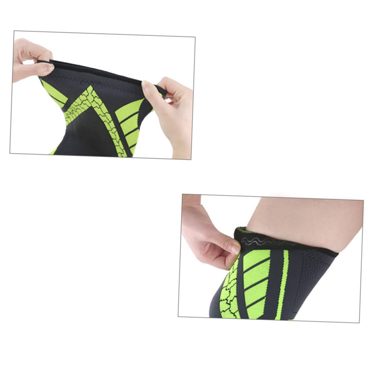 Gatuida Elastic Kneecap Support Brace for Running Men's/women's Sports Sleeve Lightweight Comfortable Anti-scratch Pads for Size s