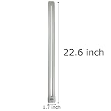 Sylvania 40W 4 Pin 2G11 Neutral White Long Single Twin Tube CFL Bulb – view 2