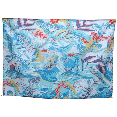 GALPADA Picknickdecke Outdoor 1,4×2m Digitaldruck Strapazierfähige Campingmatte Stranddecke Tragbar Sanddicht für Garten Strand Freizeit Zufällige Farbe