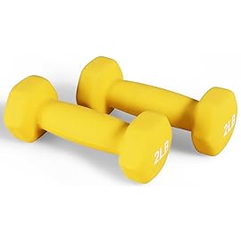 Fitvids Neoprene Dumbbell Hand Weights - Anti-Slip - (2-Pound, Pair) - (2-Pound, Pair)