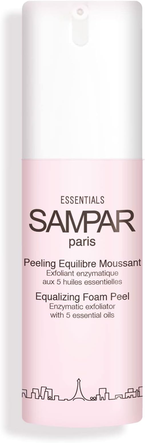 - SAMPAR - Equalizing Foam Peel - Exfoliating Gel with Essential Oils for All Skin Types - Gentle Peel for Uneven Skin Tone & Blemishes - Made in Paris (1 oz)