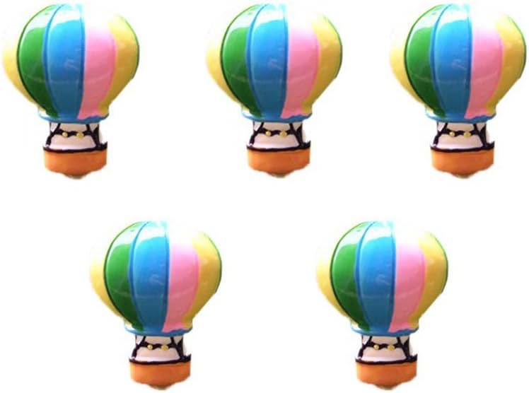 COOLTOP 5pcs Miniature Hot Air Balloons Fairy Garden Dollhouse DIY Kit Plant Pots Bonsai Craft Decor