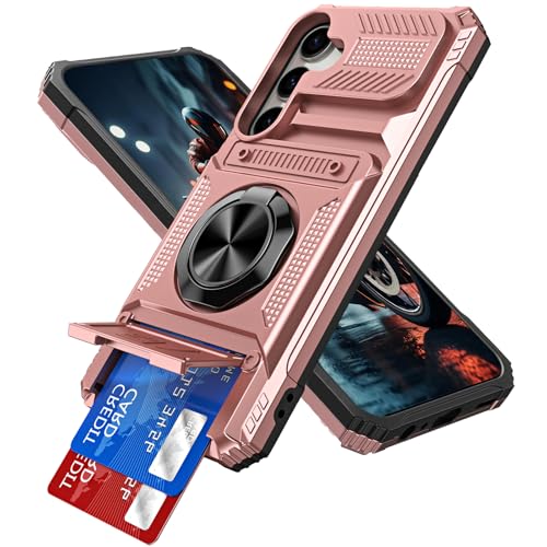 Coque Samsung S25 Plus pour la vie active protection robuste or rose