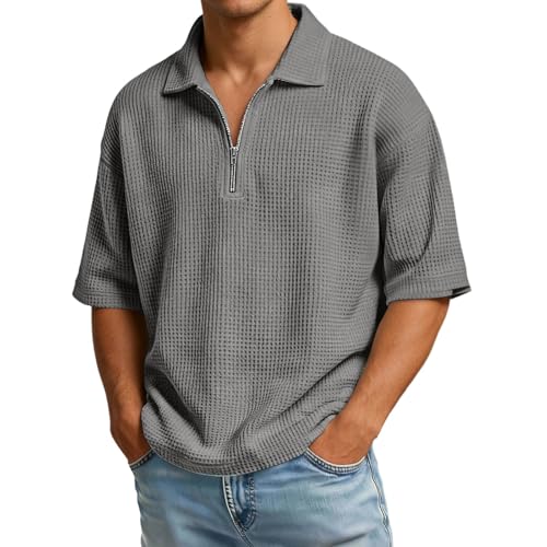 Polo stretch homme coupe droite pour éliminer l'inconfort de la chaleur estivale