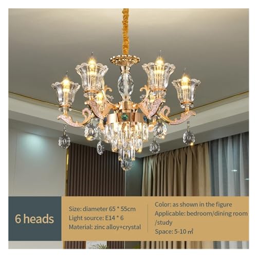 Lampe de salon en cristal à haute réfraction pour un éclairage de luxe simple - 5