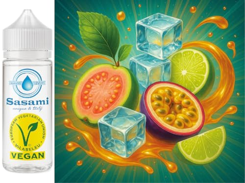 Goyave Fruit de la Passion Citron Vert Ice Sasami arôme DIY végan fruité frais grand format 100ml