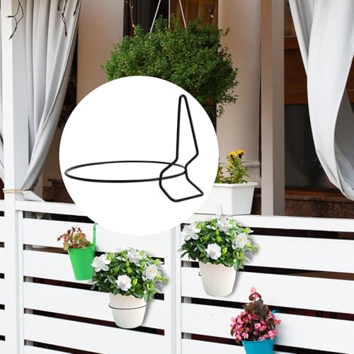 Support décoratif stable en fer avec fixation murale pour suspension