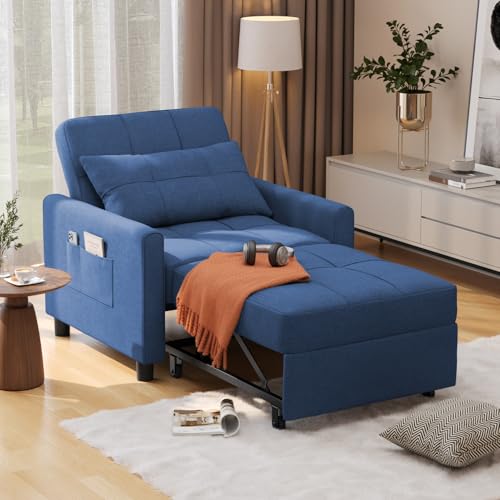 La mejor selección de Sofa Cama Individual Walmart los 5 mejores. 49 MAMALAND Sofa Cama Individual Plegable, Sillones Reclinable Modular 3 En 1 para Salas Modern, Salas Pequeñas