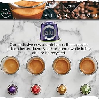 Bundle: Cellini Caffe Cremoso 120 Count + Intenso 120 Count