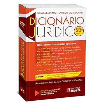 Capa do livro Dicionário Jurídico