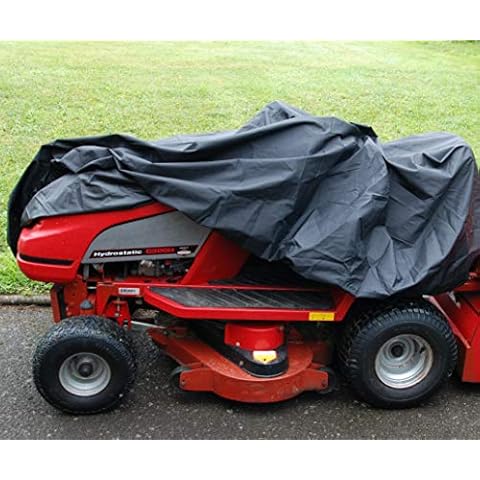 Speedwellstar Ride on Lawn Mower Cover 1.3KG 600 Denier Waterproof Extra Heavy Duty with PU backing 103x110x155 cm Elastic Hem Quad Bike Cover