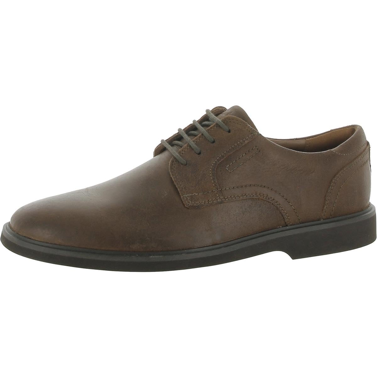 Clarks Men's Malwood Lace Oxford, Cola Suede, 10.5
