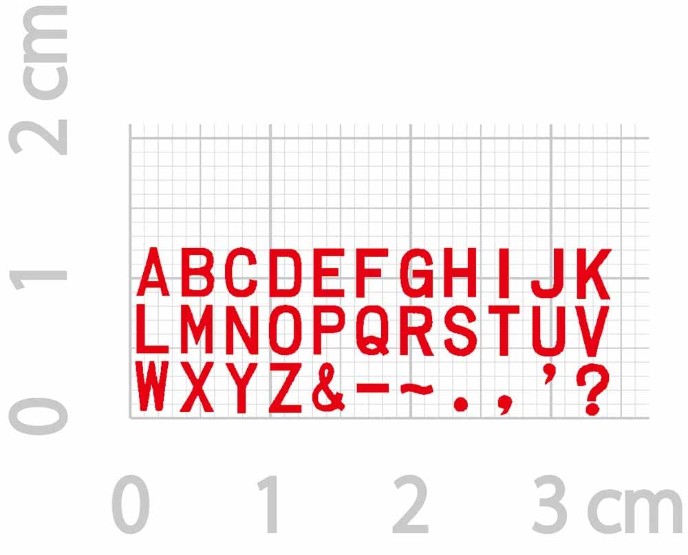 【5号 4種類】活字 アルファベット 不揃い ゴシック体系 Amazon.co.jp: アルファベットゴム印セット 5号 ゴシック体 33本