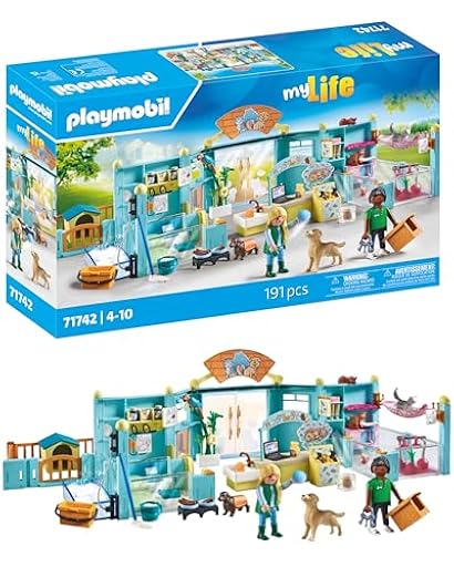PLAYMOBIL | My Life | Hotel para Animales | Juguetes para niños | Figuras de Animales | para niños a Partir de 4 años | 71742 | Ya disponible en tu tienda friki favorita! En mundofriki.es!