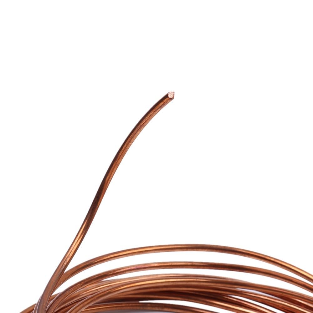 Alambre de Cobre Esmaltado 4 mm Diámetro 5 m Bobina Magnética para Inductores