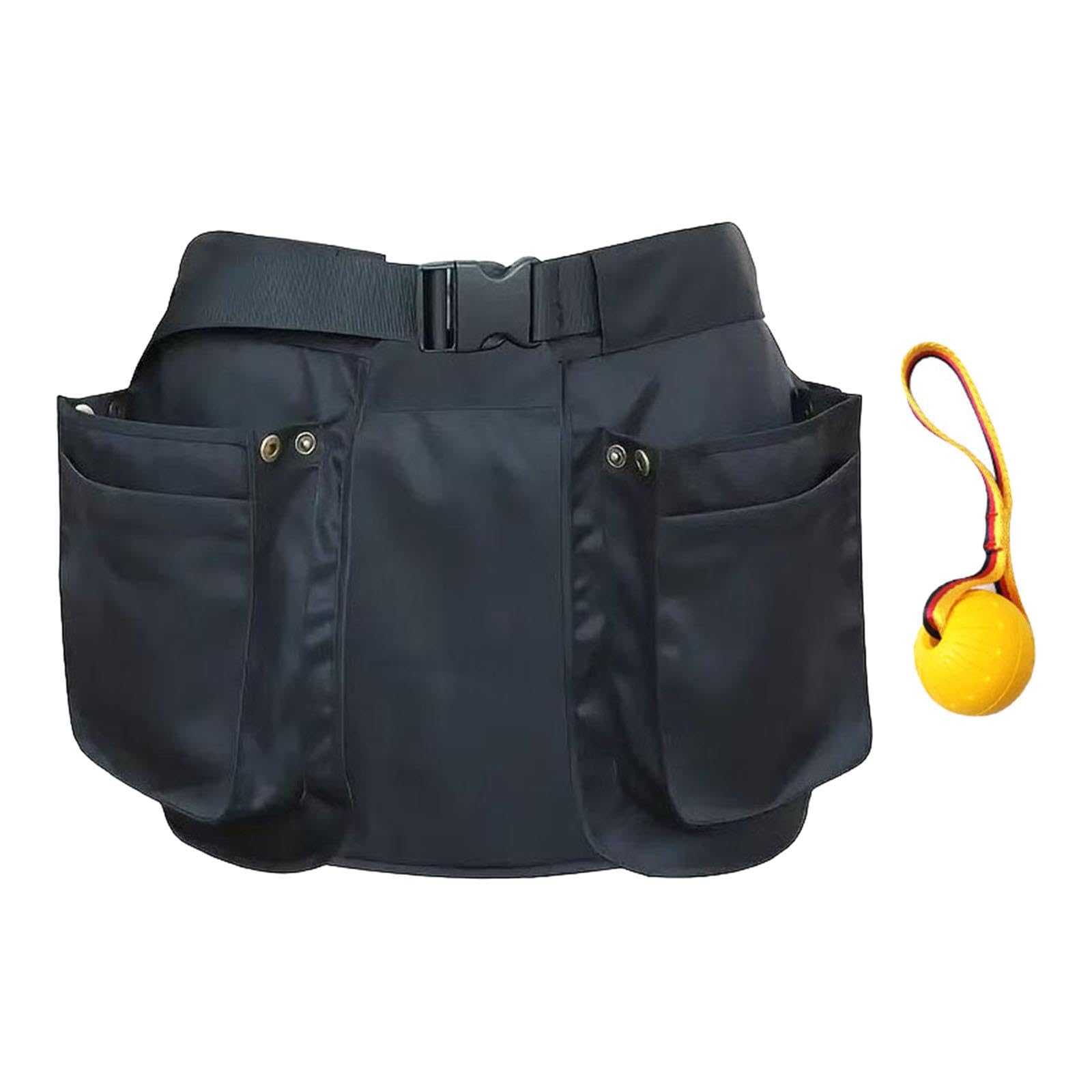 Leckerli-Tasche für Hunde, wasserdichte Bauchtasche für Hunde-Zubehör, Hundefuttertasche mit Kotbeutelspender für Spaziergänge mit dem Hund für Männer, Frauen, Kel