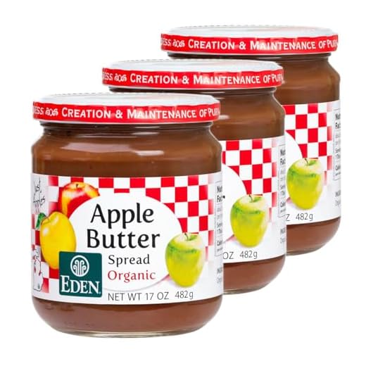 Eden Foods Apple Butter, Og, 17 Ounce (Pack of 3)
