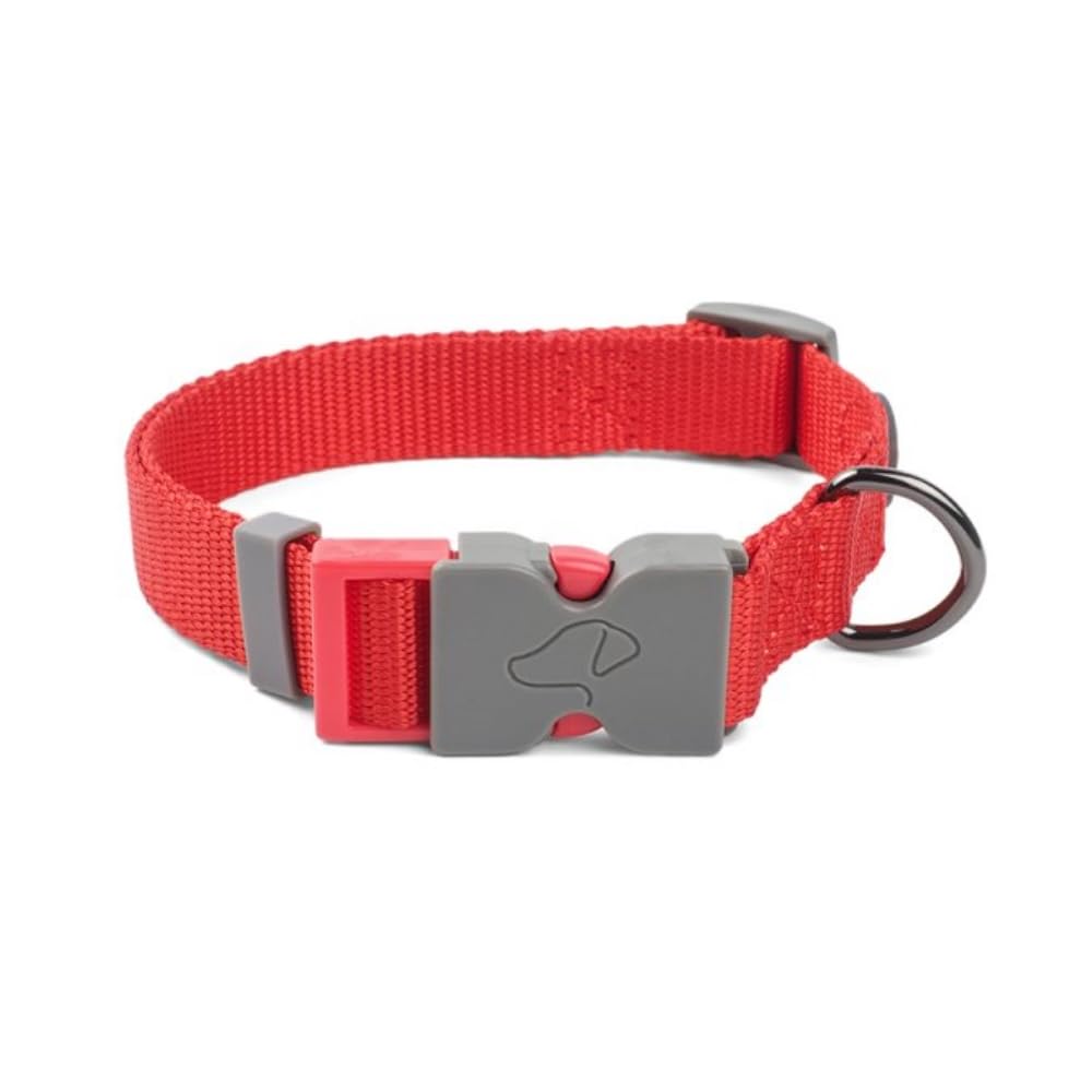 Zoon Walkabout Dog Collar Basic Design - Red (XS)