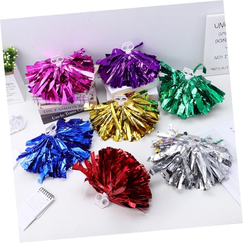 Pompons metallics pour cheerleading pour accessoires de danse - 4