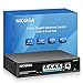 Produktbild NICGIGA 5 Port Gigabit PoE Switch mit 4 PoE Ports @72W eingebautes Netzteil,lüfterloses, robustesMetallgehäuse für,Tisch-/Wand-, Plug and Play, VLAN Modus, Unmanaged