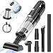 Produktbild Czemo Handstaubsauger Akku 9000Pa Autostaubsauger Stark Staubsauger Kabellos Tragbarer Handsauger Mini Auto Staubsauger mit Licht für Auto Zuhause Tierhaare (Schwarz)