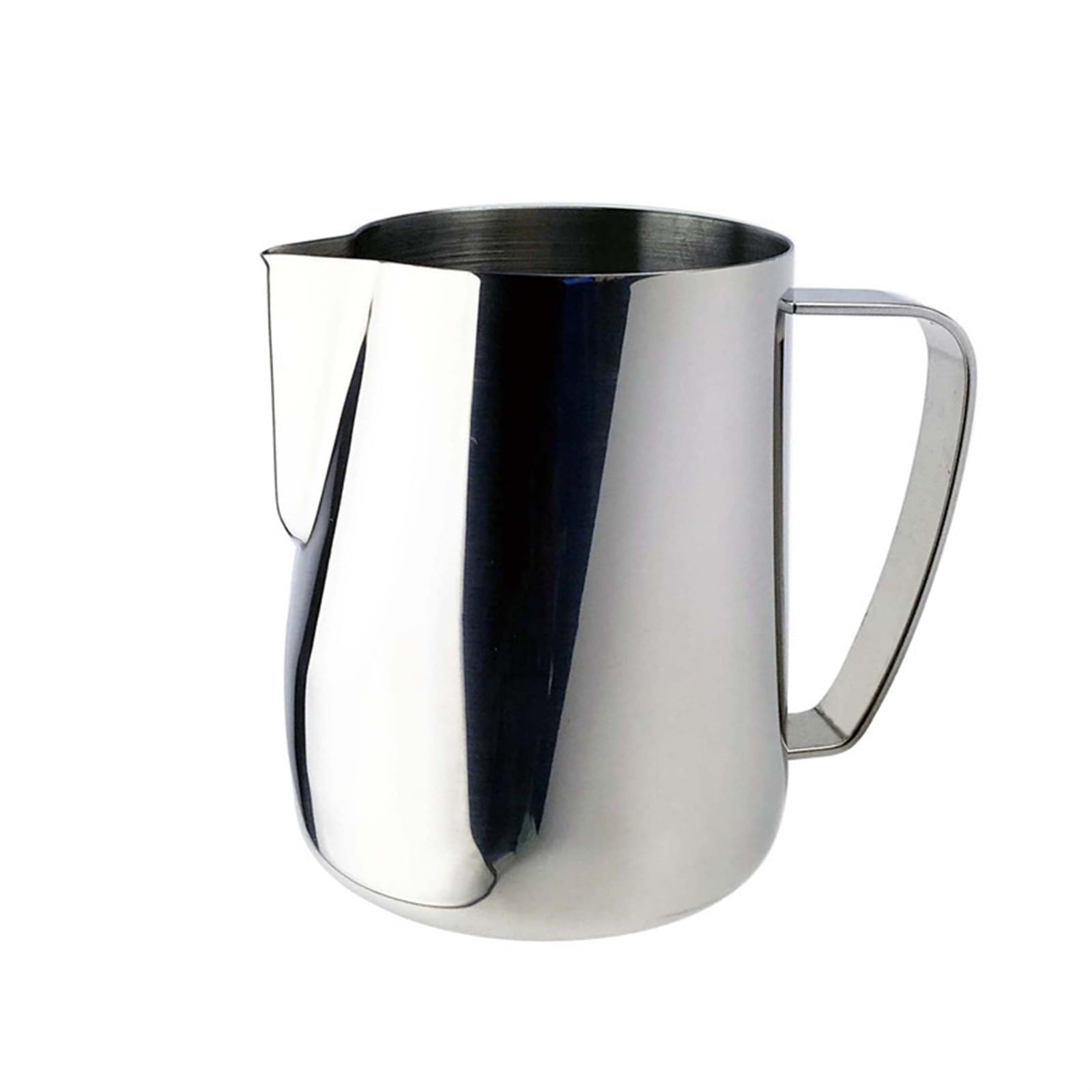 Pot à Lait Stainless Steel Latte Coffee Milk Jug Cup Frothing Pitcher Pull Flower Cup Coffee Milk Frother Milk Foaming Cup Tool 0.35-0.6L(600ml,Blue)