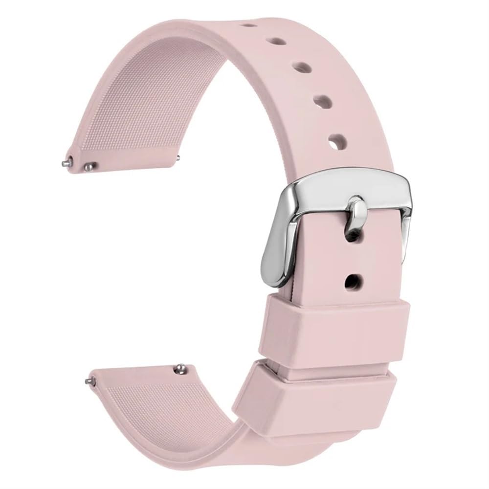 Silikonowe paski zegarkowe 14 mm 16 mm 18 mm 20 mm 22 mm 24 mm, wodoodporny pasek sportowy, 13 kolorów, szybkie piny zwolnienia, do smartwatch