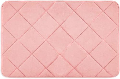 Vista 113 de Home Dynamix Capri Haven - Tapete de baño de espuma viscoelástica, lavable a máquina, gris claro, 20 x 30 pulgadas