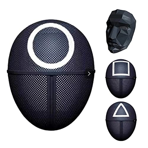 Game Mask, 2021 TV Korea Game Cosply Face Cover Halloween Decor Mask Game Cosplay 1 Pack