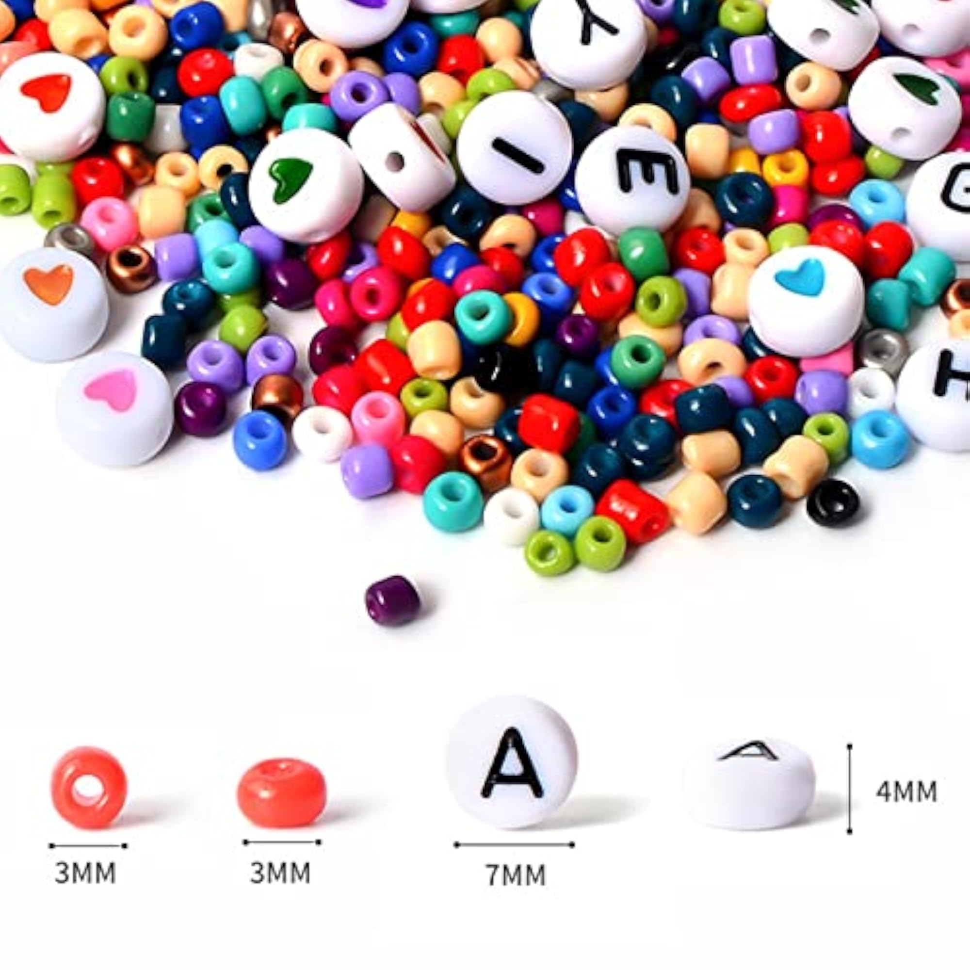 Czech Glass Beads, 2x4000pcs, 3mm