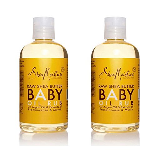 Shea Moisture Baby Oil Rub Chamomile and Argan Oil 8 Once - Pack of 2