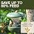 SWISSINNO No Mess Bird Feeder Davos Smart Birds - No Spill Bird Feeder for Outdoor - Mice & Rat Proof - Robust & Reliable for Hanging - Dual Food Chambers - Made in EU - Green