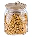 Produktbild APS Vorratsglas Woody  Hochwertiges Glasbehältnis mit Deckel aus Holz  Durch die Silikondichtung bleibt das Aroma des Inhaltes länger vorhanden  2 Liter, Aufbewahrungsbehälter