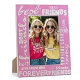 Yhtmbf Best Friends Forever Wooden Photo Frame For 4' x 6' Picture - Farmhouse...