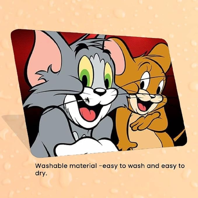 Image of Cute Mouse Pad - Printed Mousepad with Anti-Slip Rubber Base & Smooth Mouse Control for Laptop, Gaming, Notepad, Desktops (Multi 5)