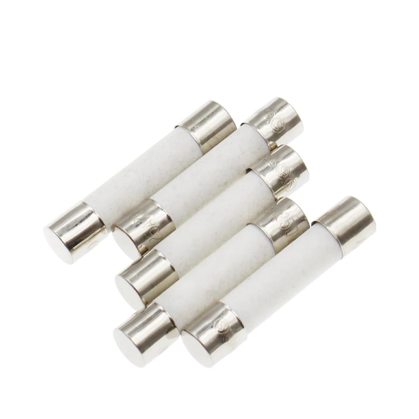 Ceramiczny bezpiecznik szybkiego działania 5x20 mm 6x30 mm 250 V 16 A 20 A 25 A 30 A do samochodu 10 sztuk (5 x 20 mm, Quick break F,30A)
