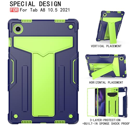 Funda para Samsung Tab A8 10.5 X200 X205 carcasa híbrida antigolpes 2