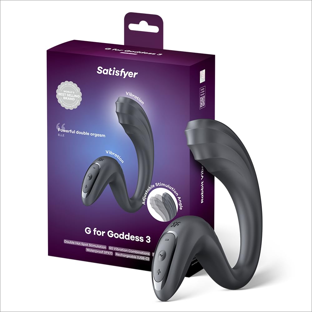 Satisfyer G for Goddess 3 | vibromasseur rabbit pour point G et clitoris