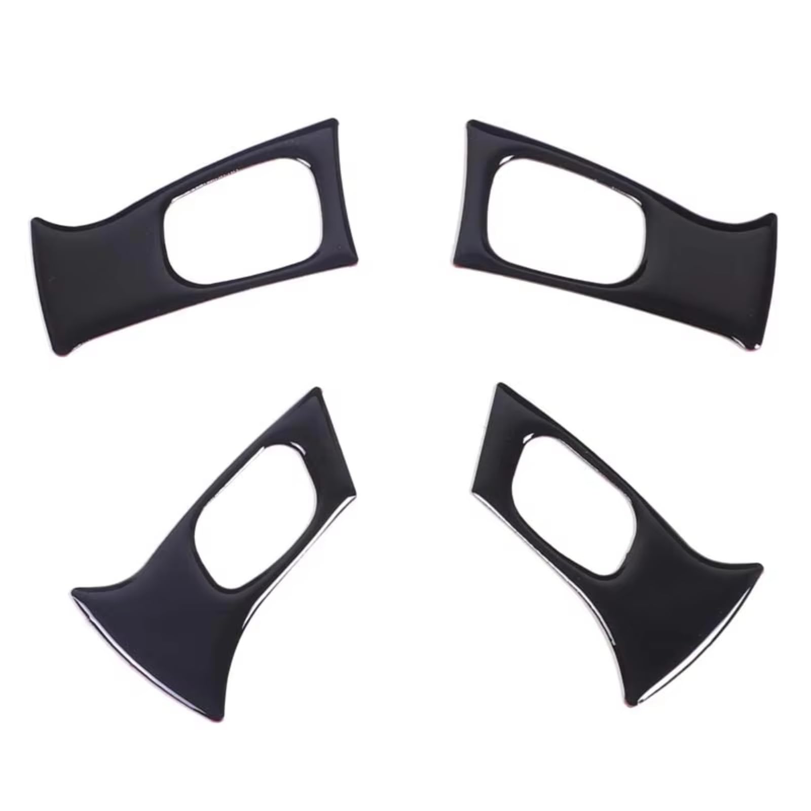Car Trim Sticker for Hummer H2 2003-2007 for PVC Black Car Steering Wheel Cover Trim Sticker Decoration Car Accessories