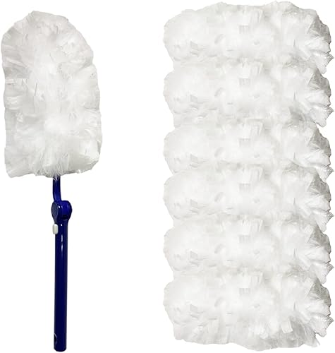 Miniatura 5 de Recambios de plumero cabezales de repuesto blancos, 20 unidades, extra gruesos